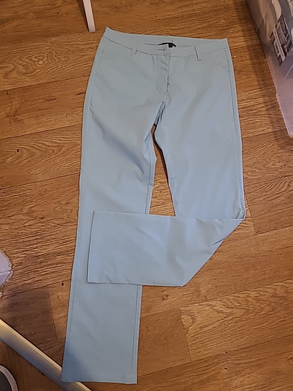Ladies Katmandoo Size Euro 36 Pale Aqua Trousers