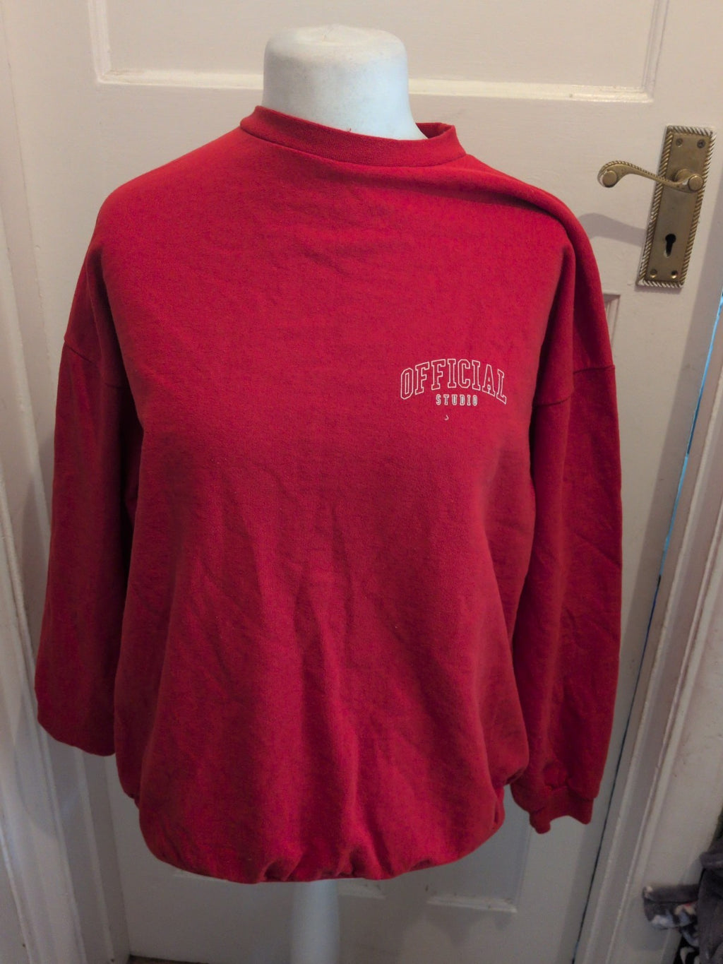 Boohoo Medium Red Pullover Jumper