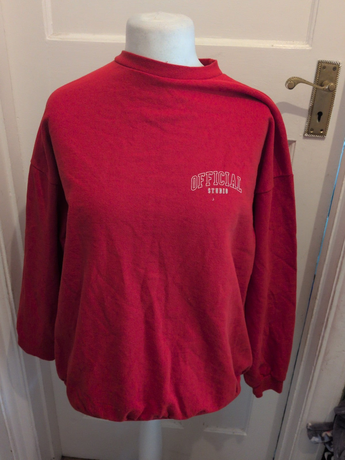 Boohoo Medium Red Pullover Jumper