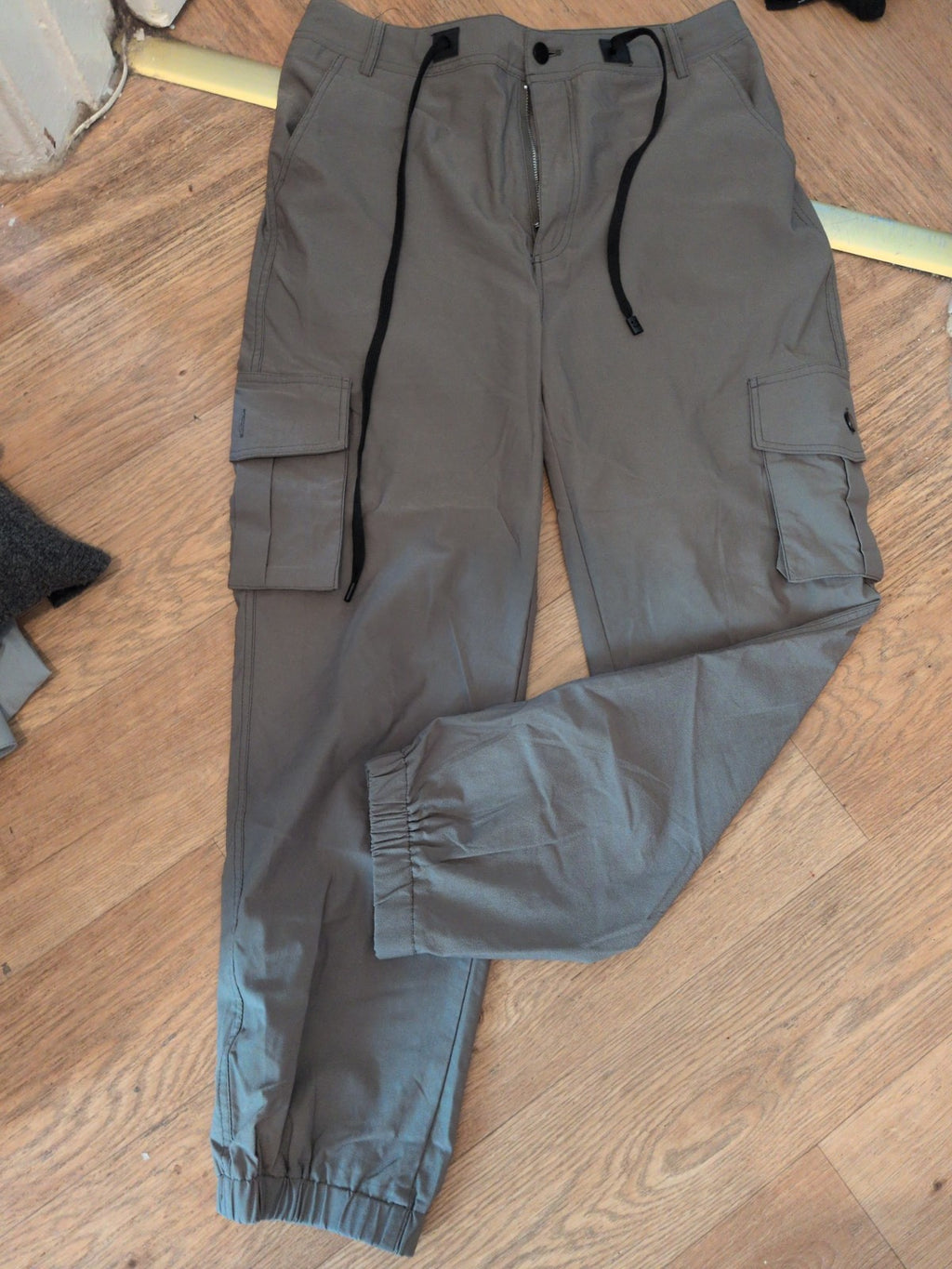 Large Khaki Cargo Trousers