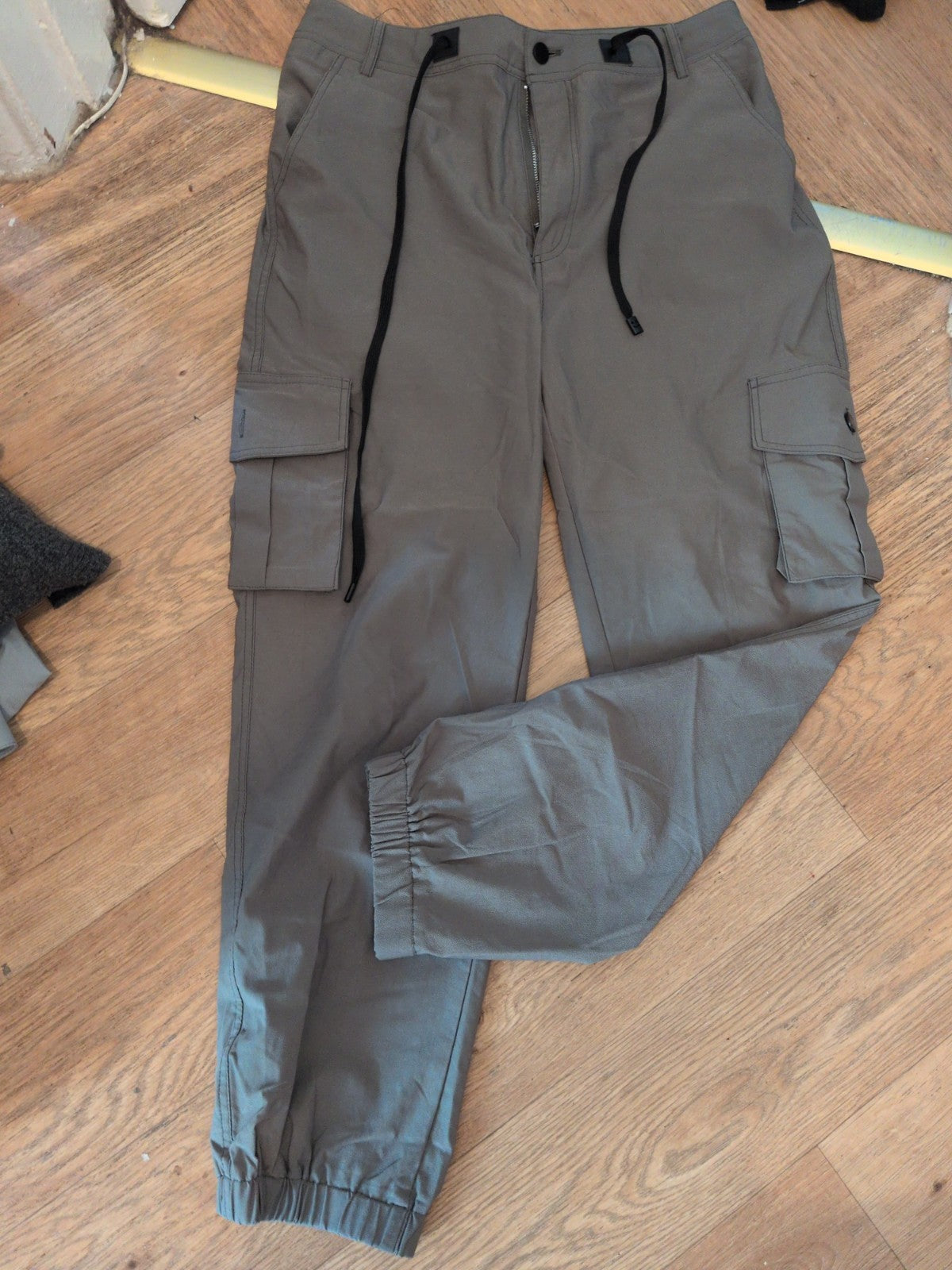 Large Khaki Cargo Trousers