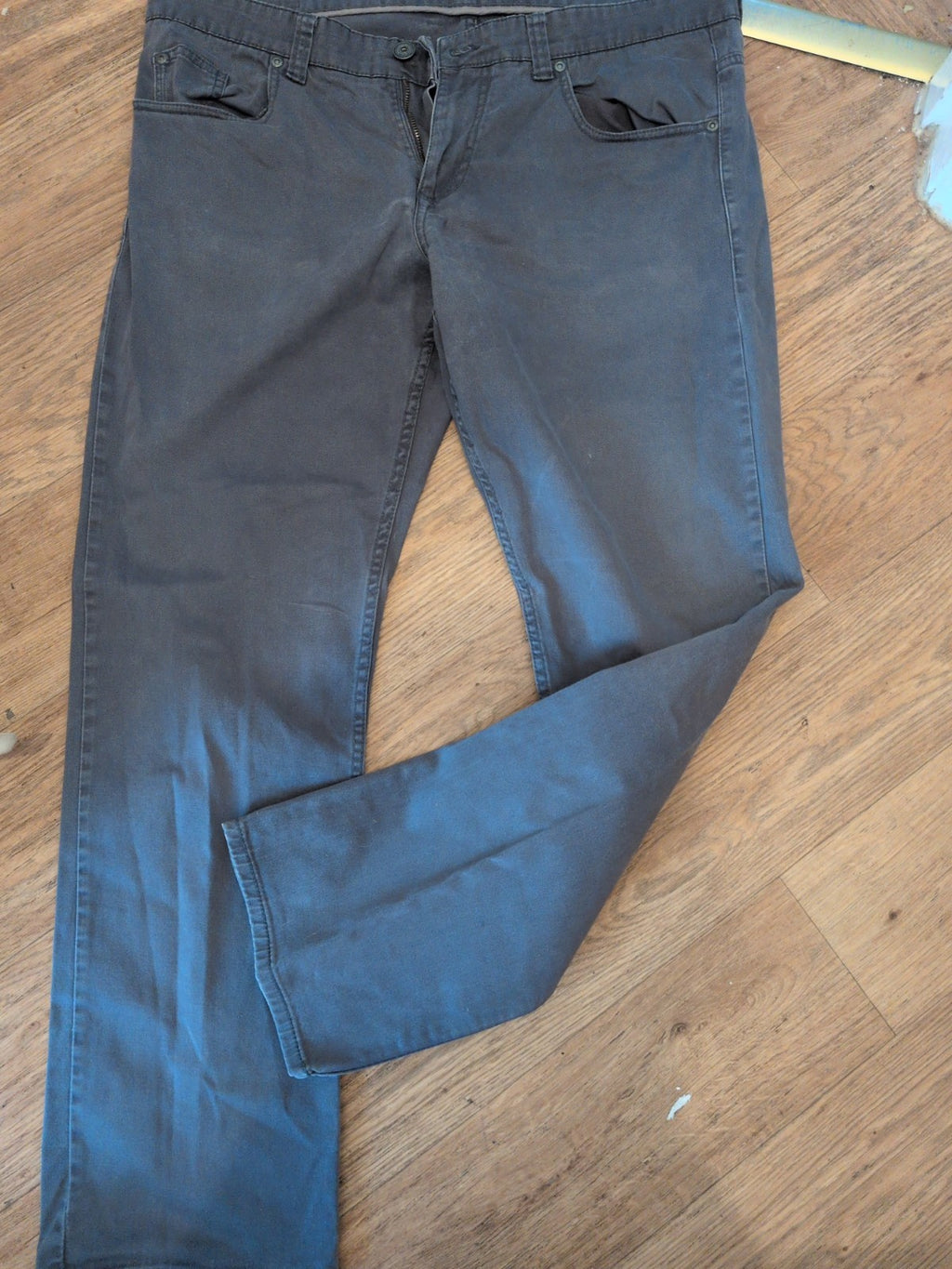 Mens Canda Size 38W/32L Grey Stretch Jeans