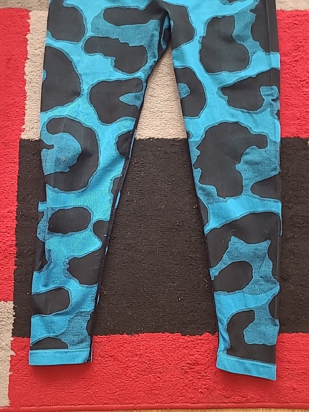 Ladies Ski&Snow Size Medium Blue Black Leggings