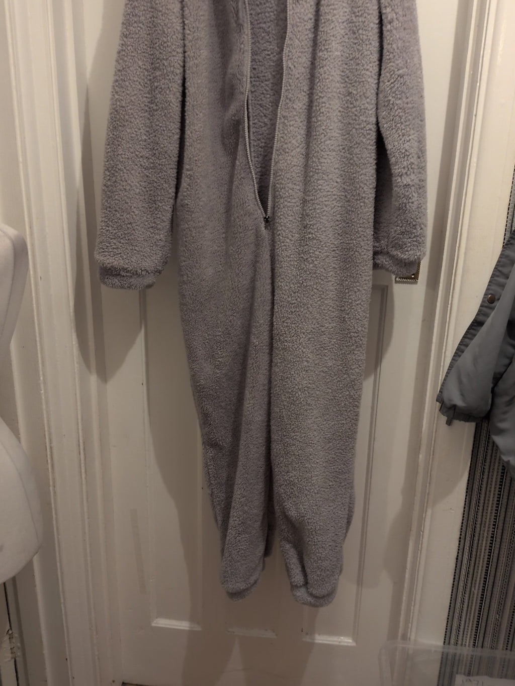 Boohoo Small Grey Hooded All In One Nightwear