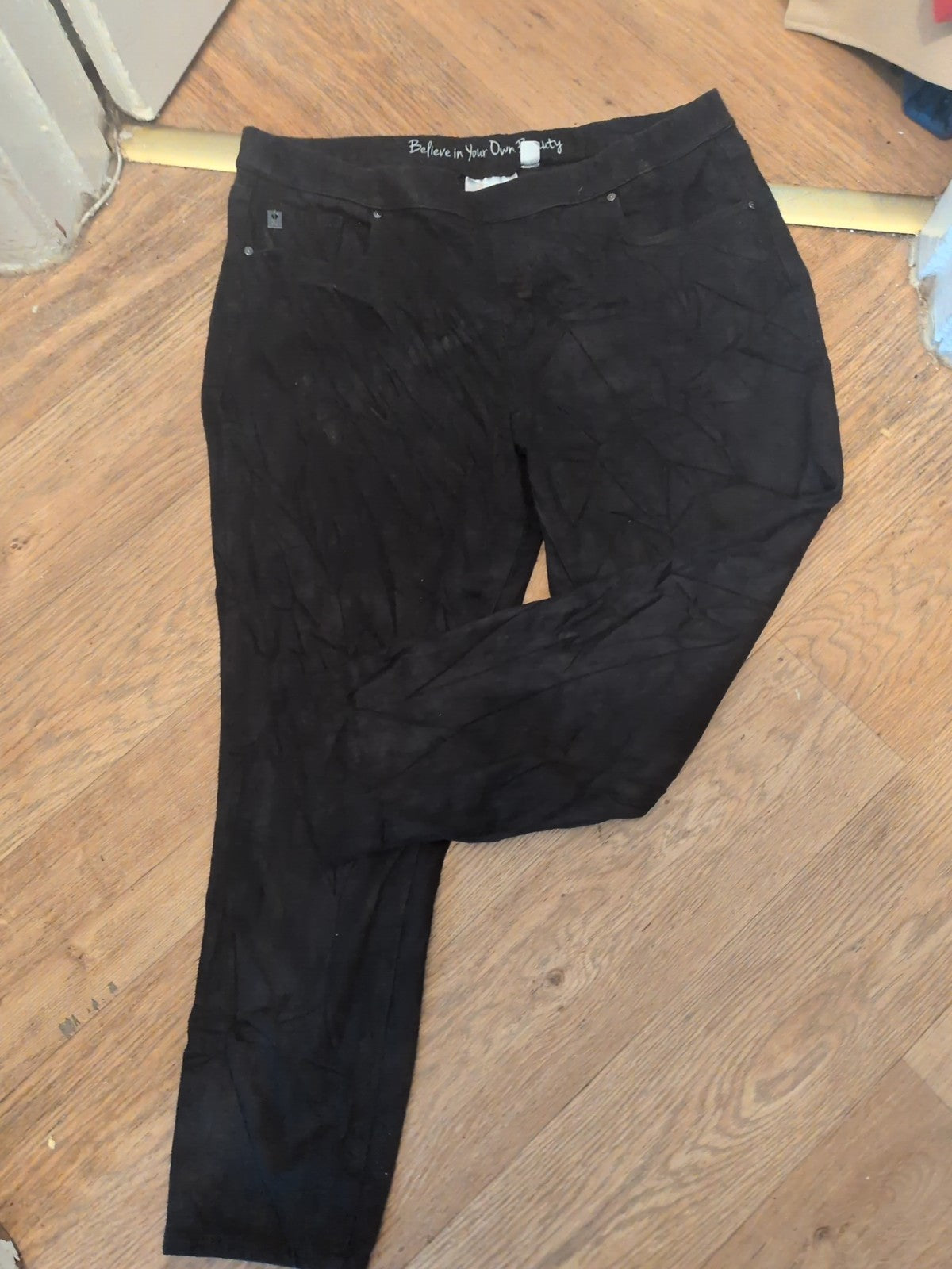 Belle 16 Kim Gravel Black Jegging
