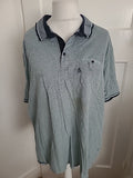 Mens Penguin Size 2XL Grey Fleck Short Sleeved Polo