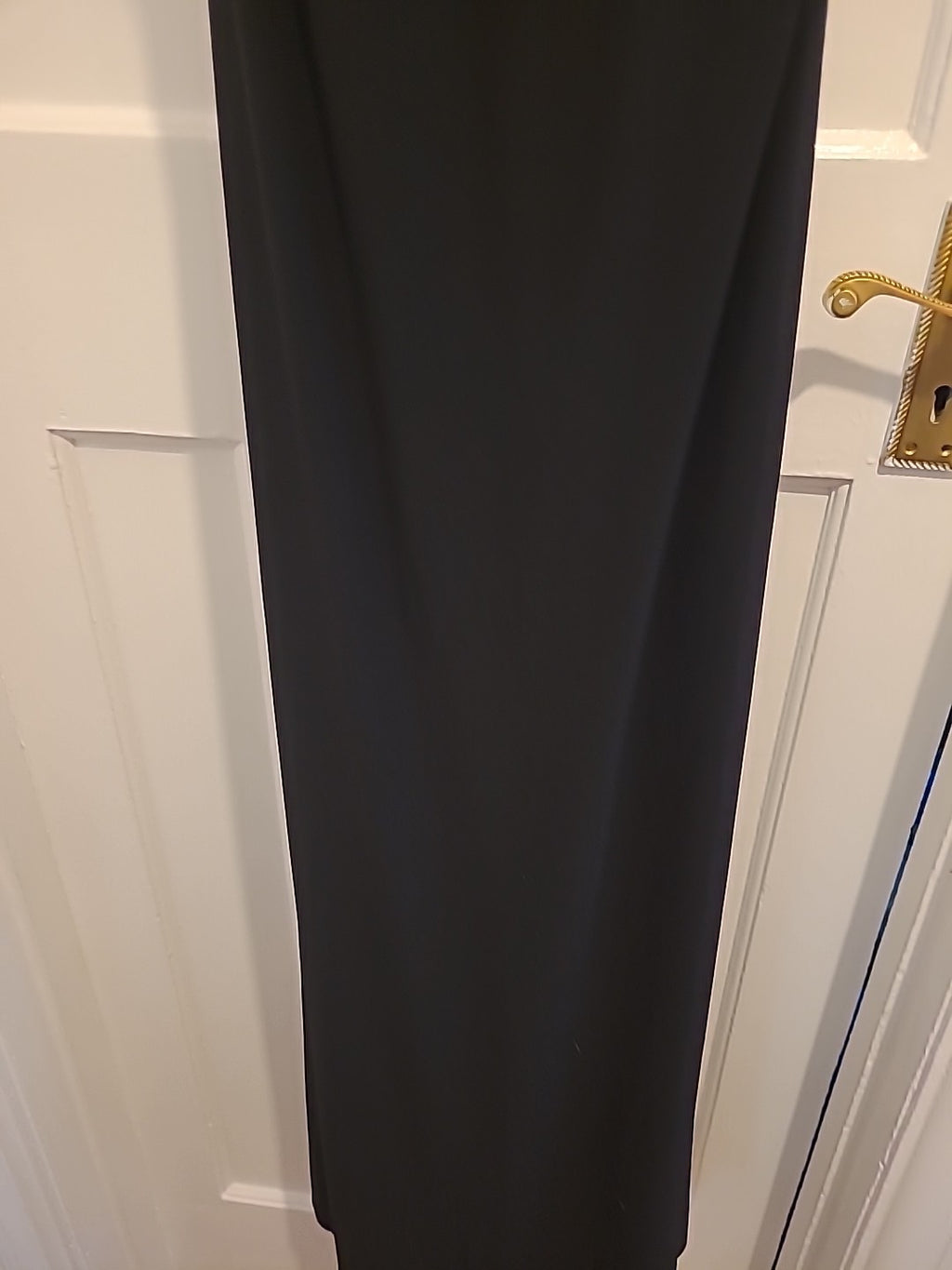 Ladies Betsy&Adam Size 6 Black Padded Bust Sleeveless Long Length Dress