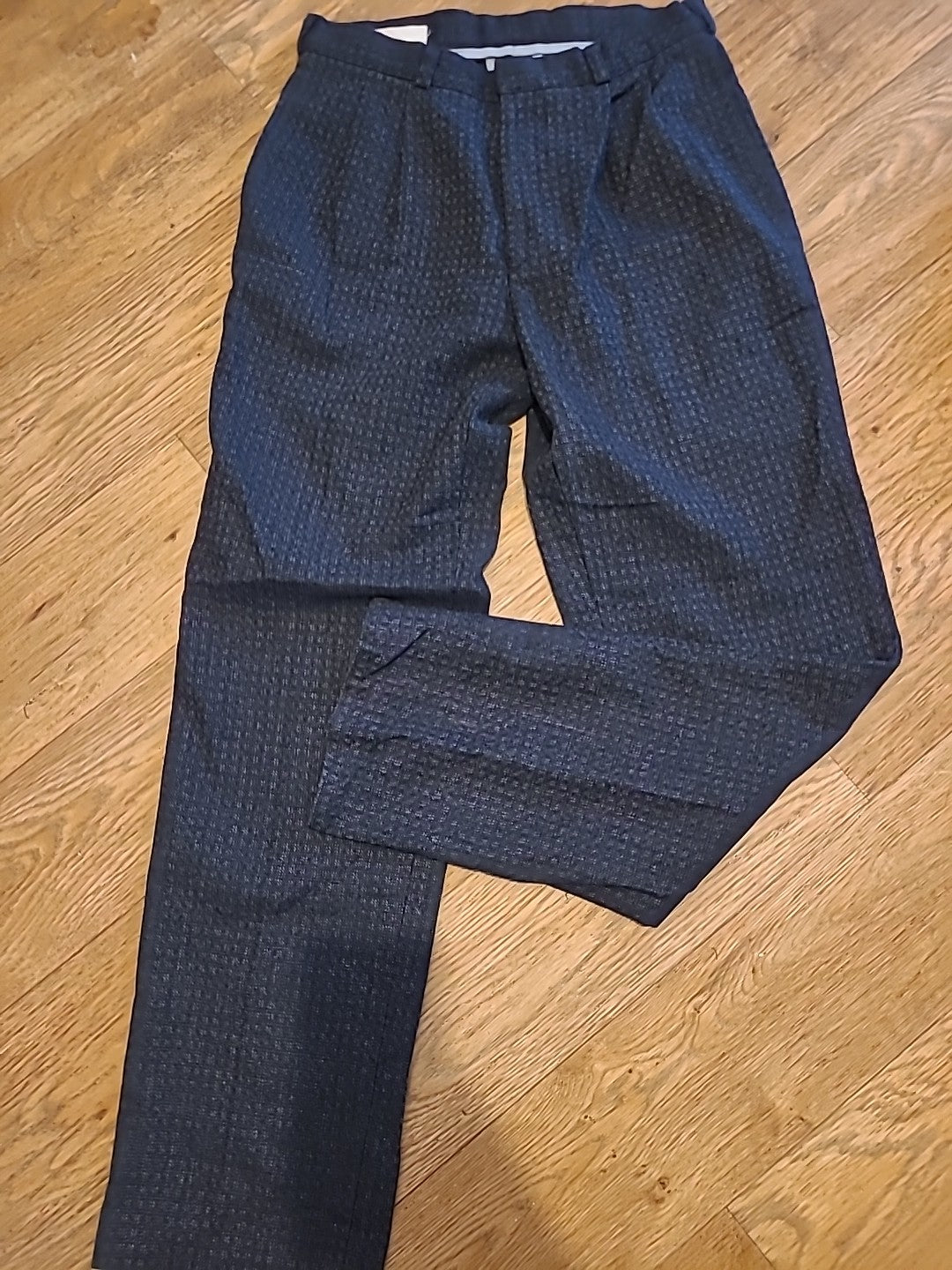 Mens Nico Size 26" Grey/Navy Trousers