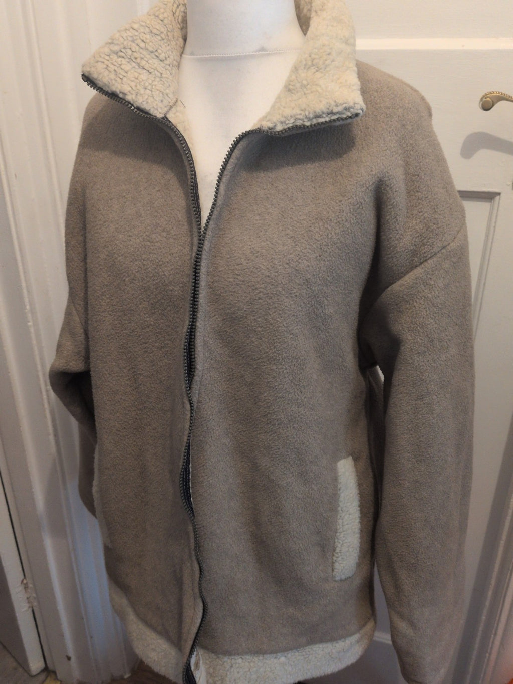 Tayberry And Co Brown Fleece Lined Jacket Zipped