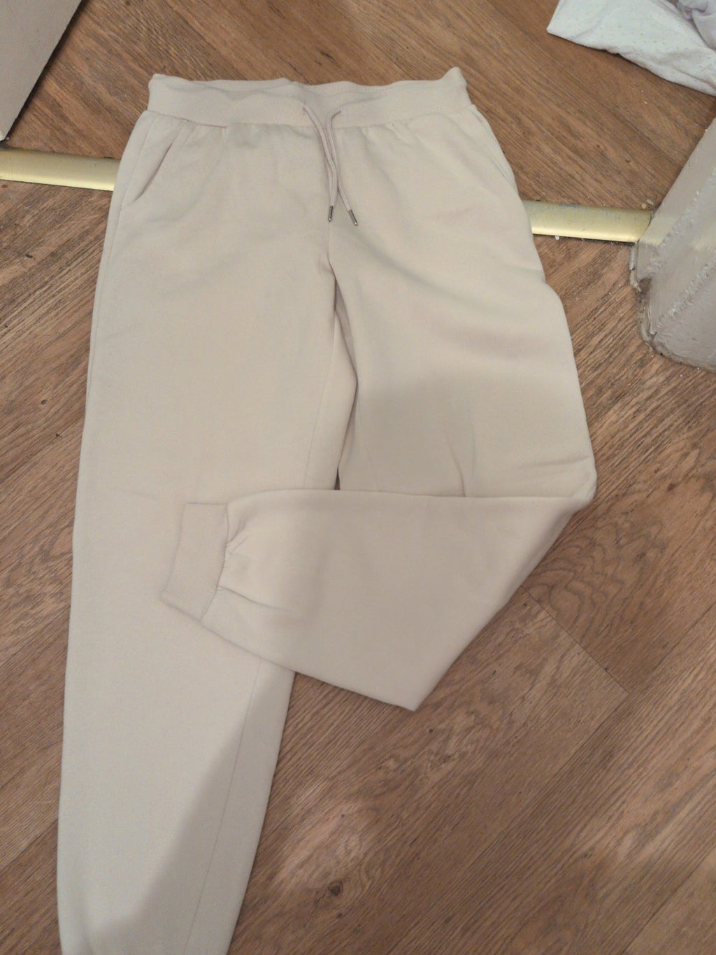 Peacocks Small Off White Elasticated Joggers
