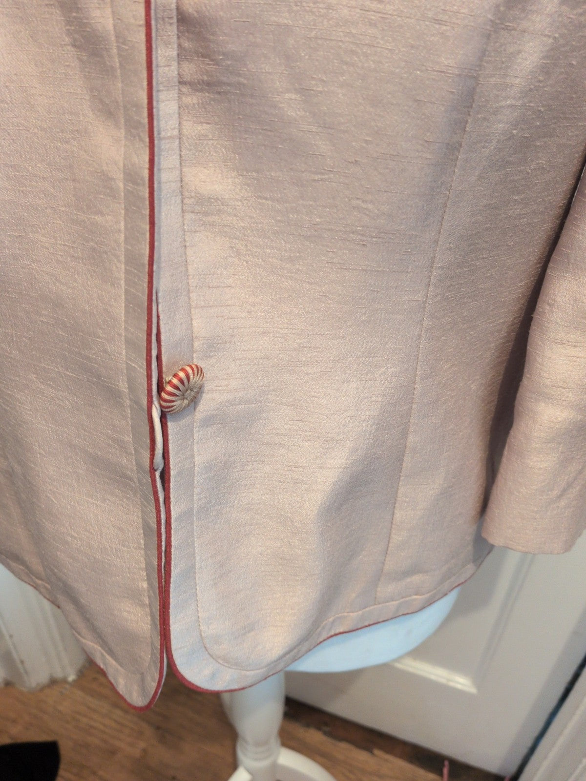 Jacques Vert 14-16 Pale Gold Lined Blazer Padded