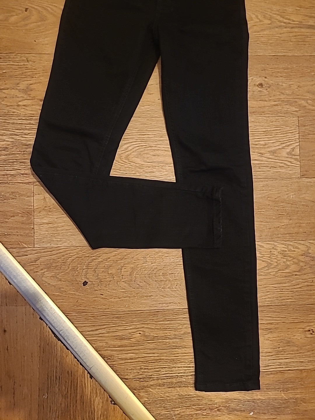 Mens Denim&Co Size 28x32 Black Slim Denim Jeans
