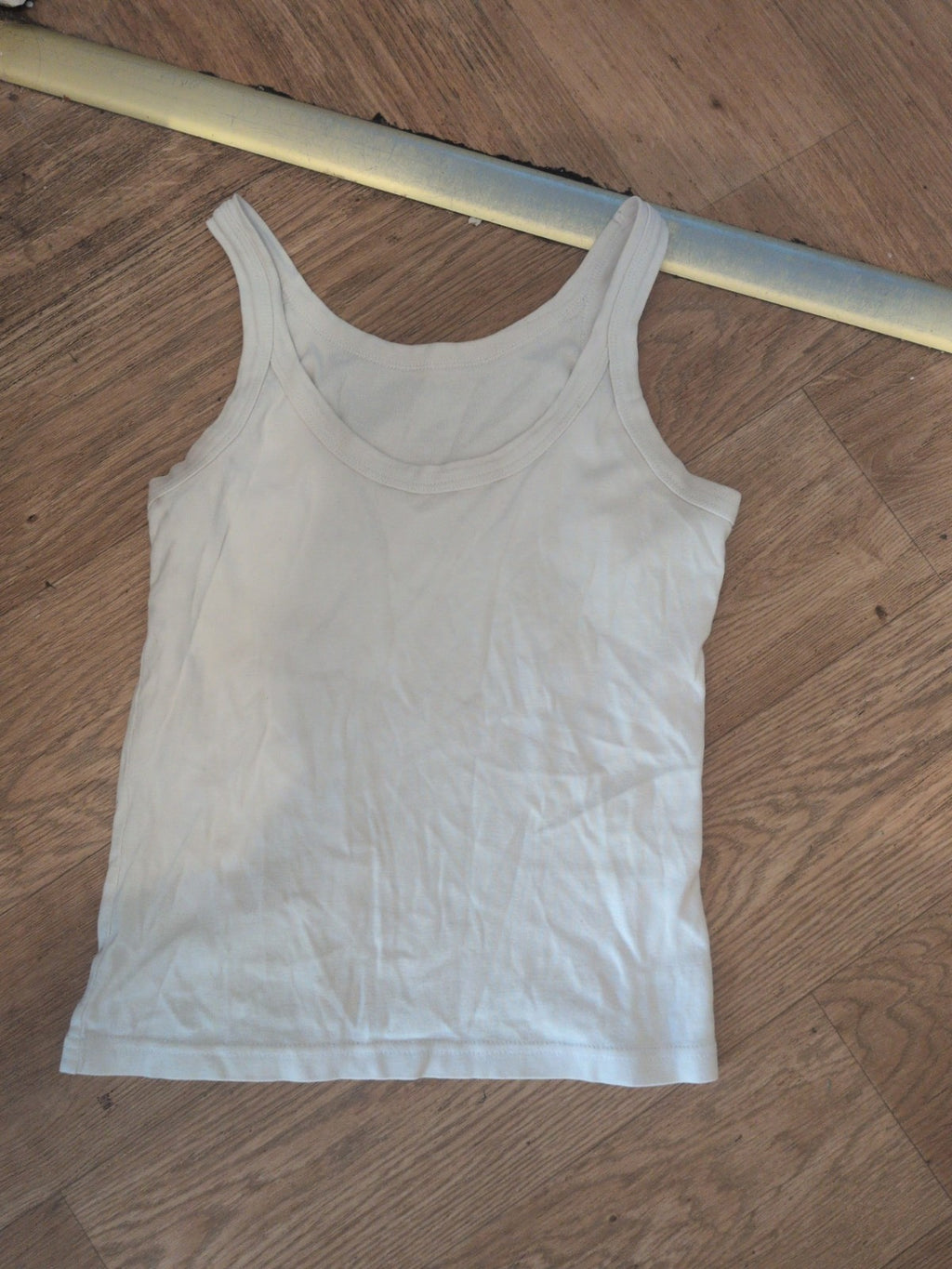 Evie 10-12 White Sleeveless Tank Rop