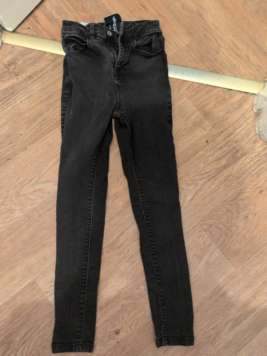 Ladies Collusion Size 24/28 Black Skinny Jeans