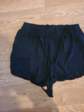 Ladies Primark Size 8 Black Elasticated Hot Pants