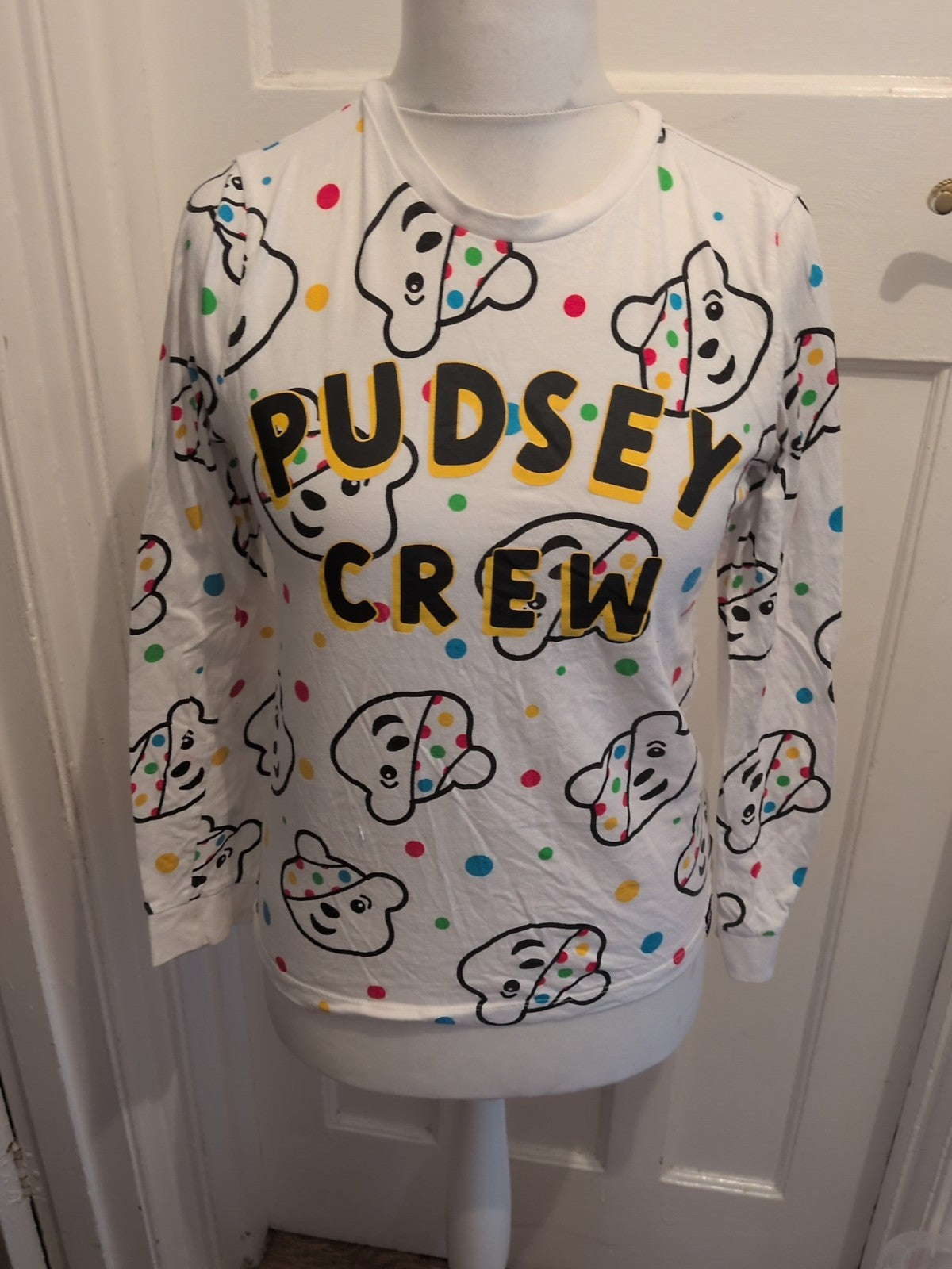 George 8-10 Children In Need Long Sleeve T-shirt/Pyjama Top