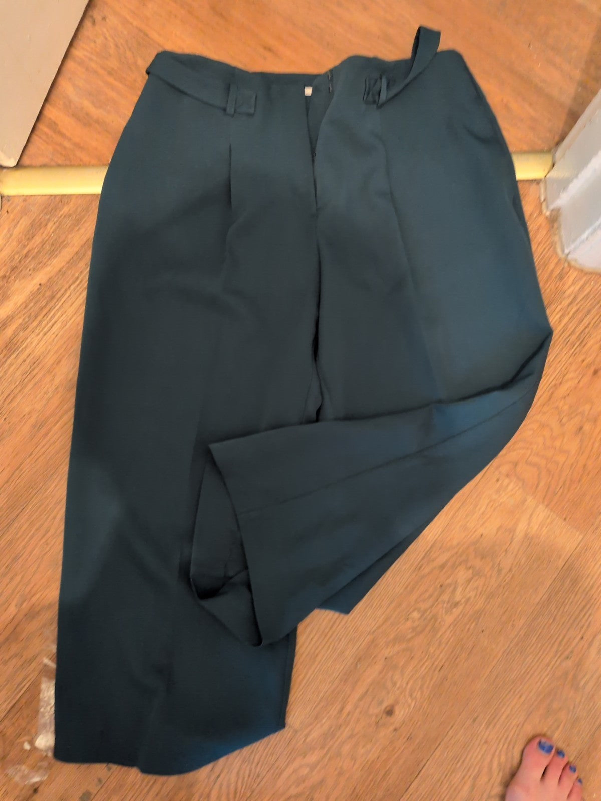 TU 16R Bottle Green Straight Leg Trousers
