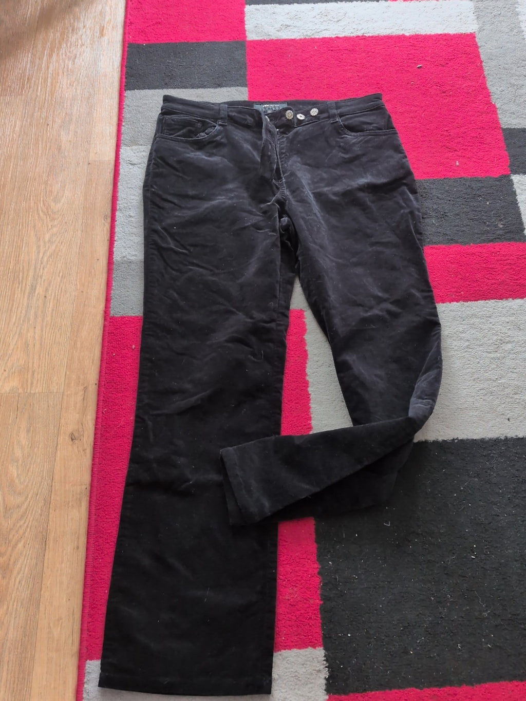 Per Una 16long Black Stretch Trousers