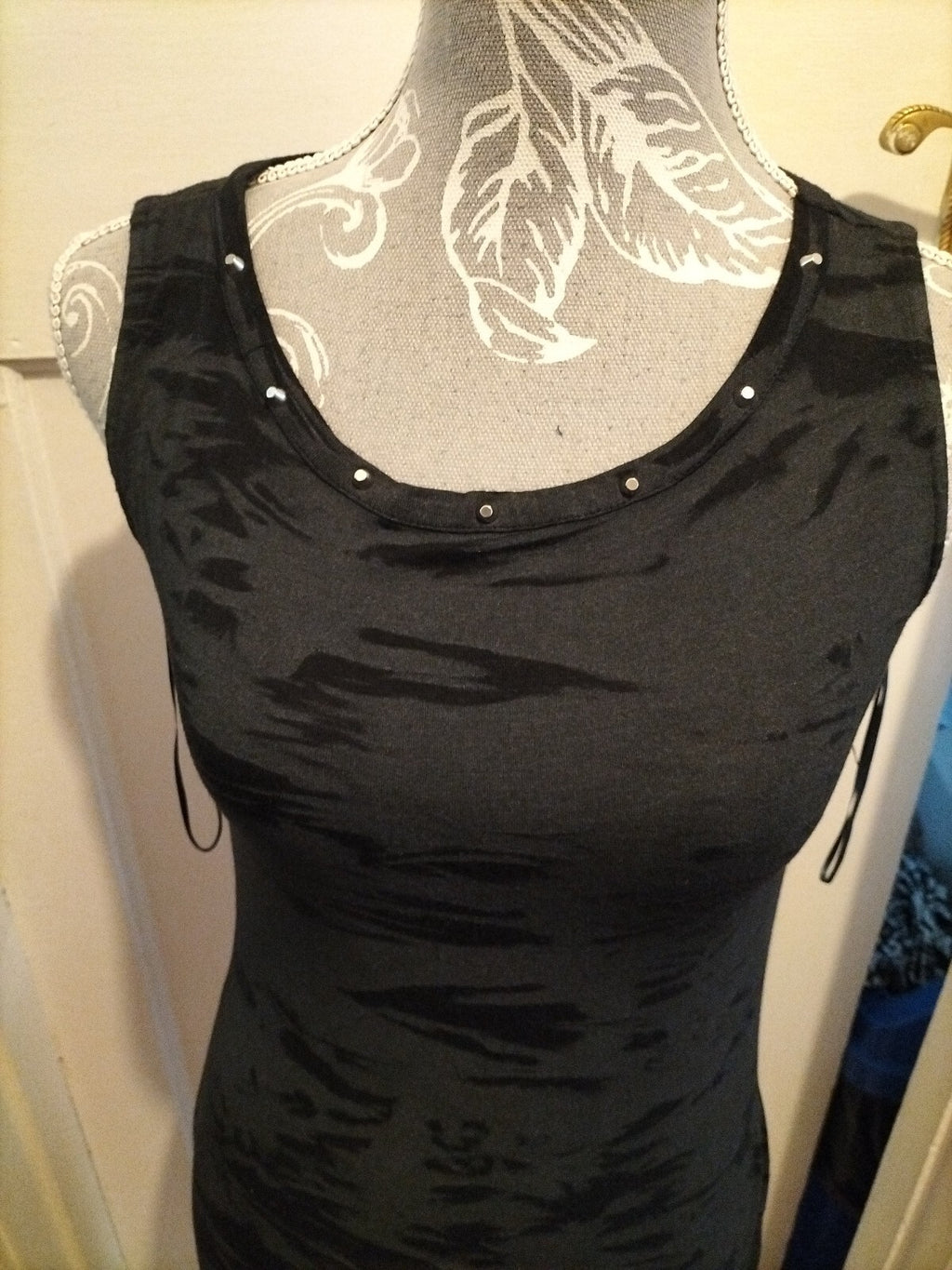 Ladies Primark Size 8 Black Sleeveless Dress