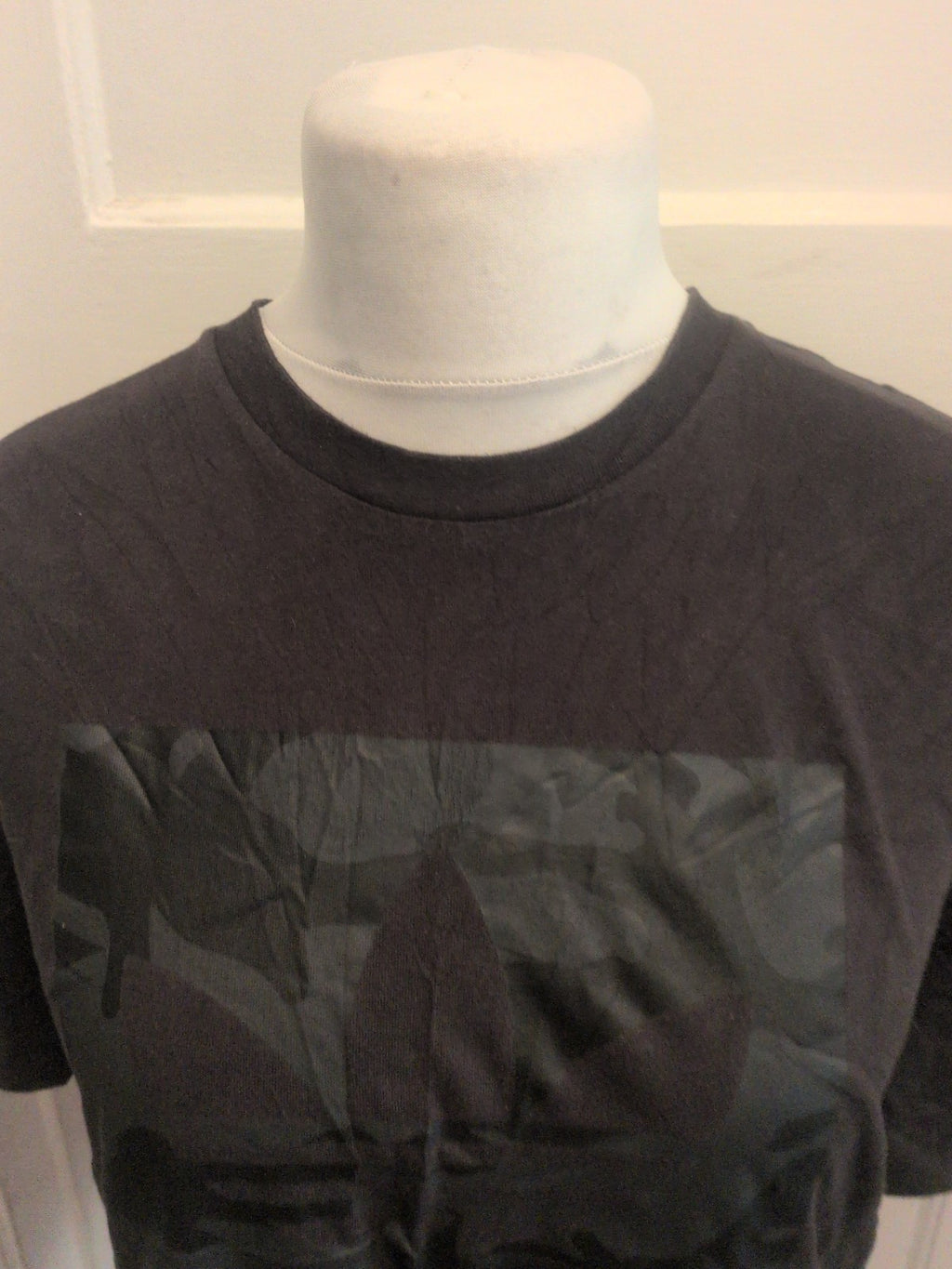 Adidas Large Black Print Short Sleeve T-shirt