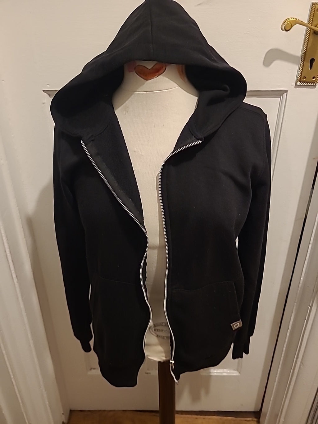Mens Juice O Size XS Black Zipper Through Jacket