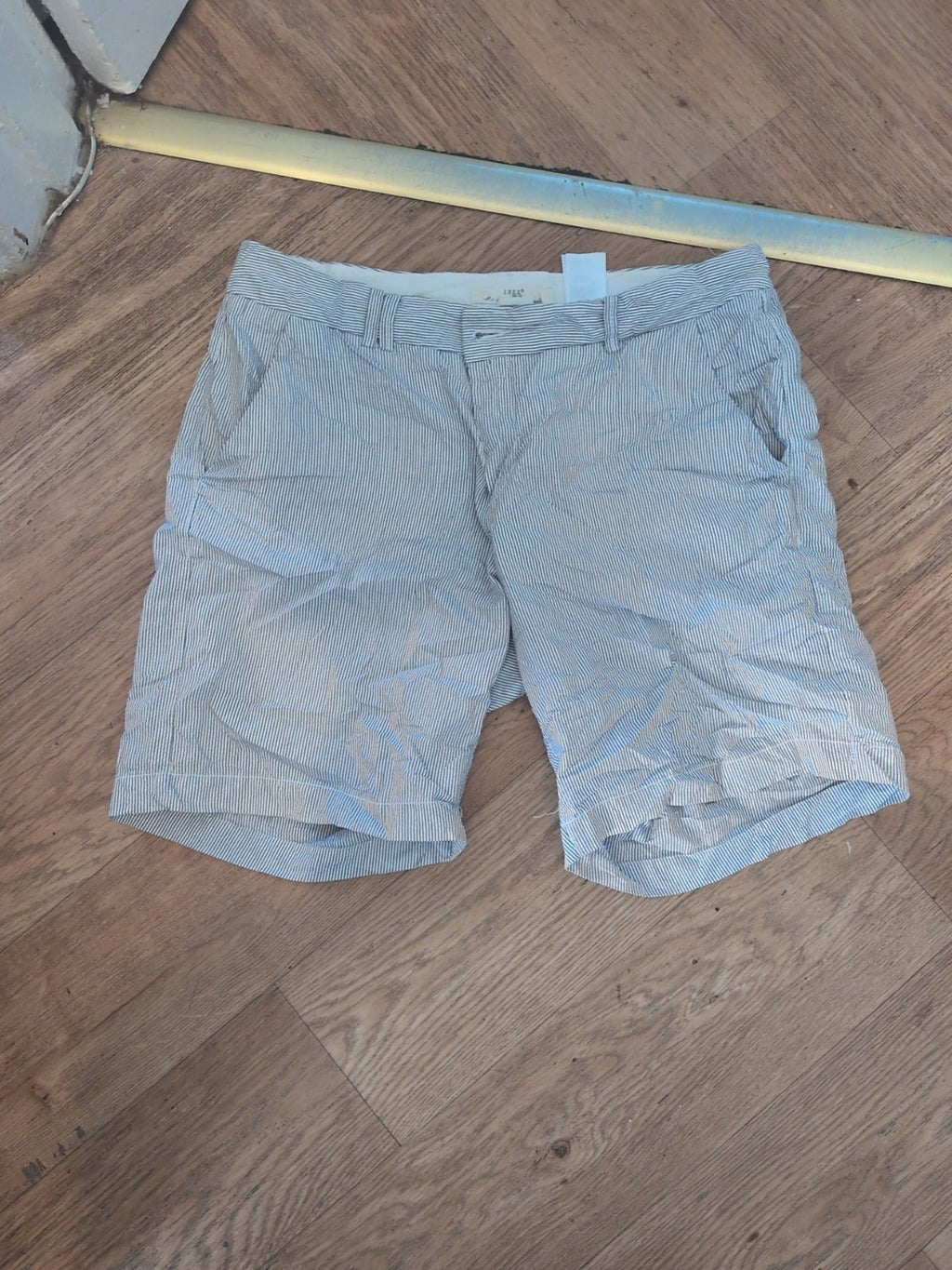 Logg 14 Navy And White Stripe Shorts