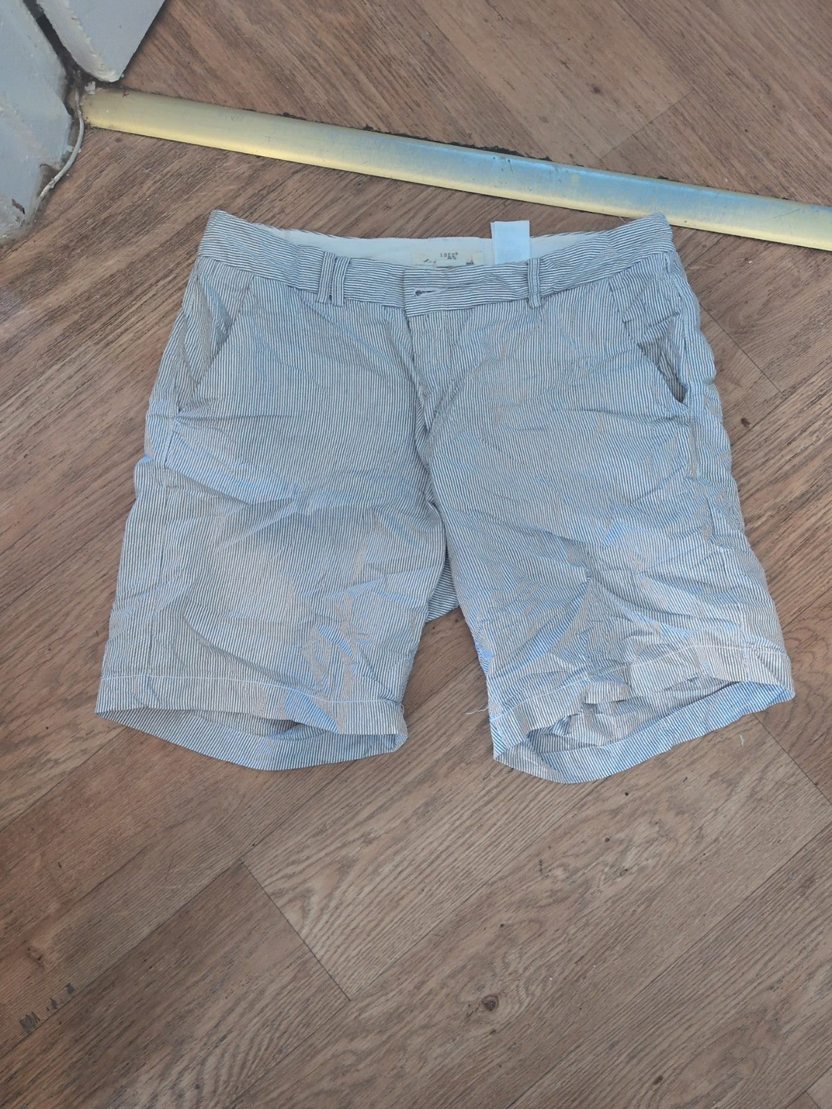 Logg 14 Navy And White Stripe Shorts