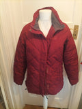 Ladies Helly Hansen Burgundy Puffer Stle Coat