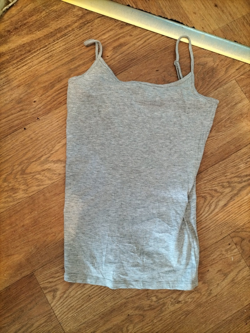 Primark 10-12 Small Stretch Cami In Grey