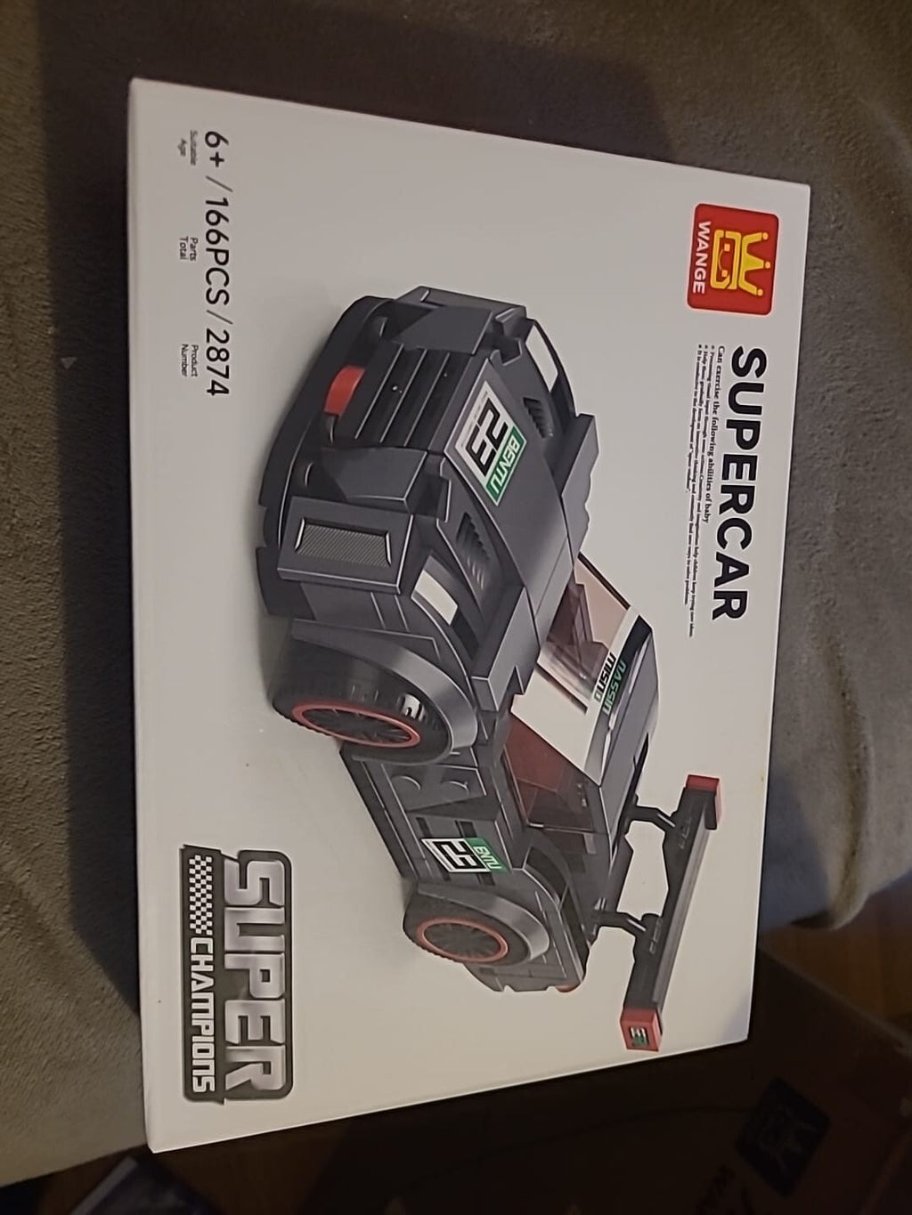 Brand New Wange 166pcs Super Car