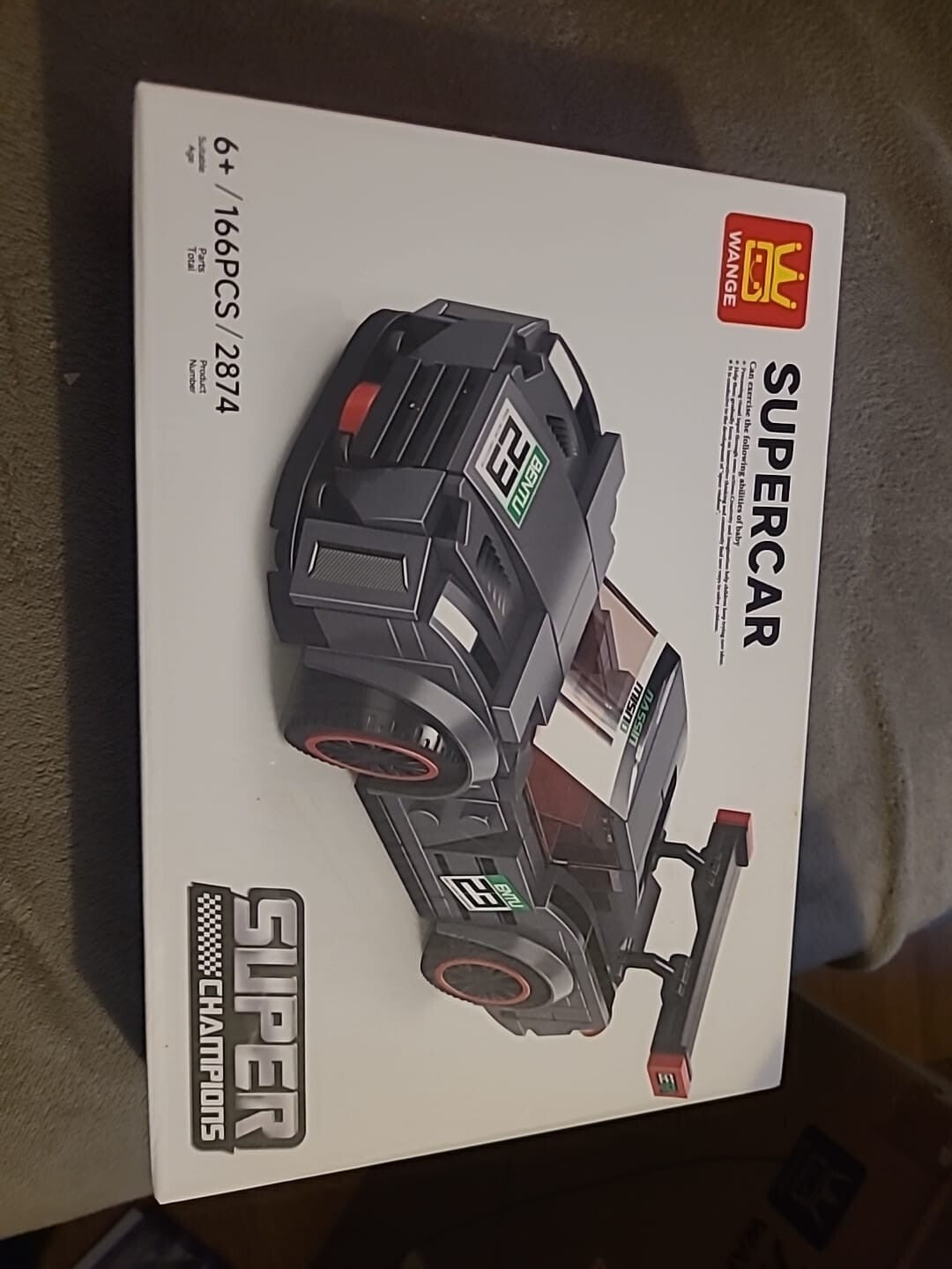 Brand New Wange 166pcs Super Car