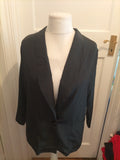 Ladies Etam Size 12 Black Lightweight Padded Blazer