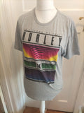 Hurley XL Premium Fit Grey Print Short Sleeve T-shirt
