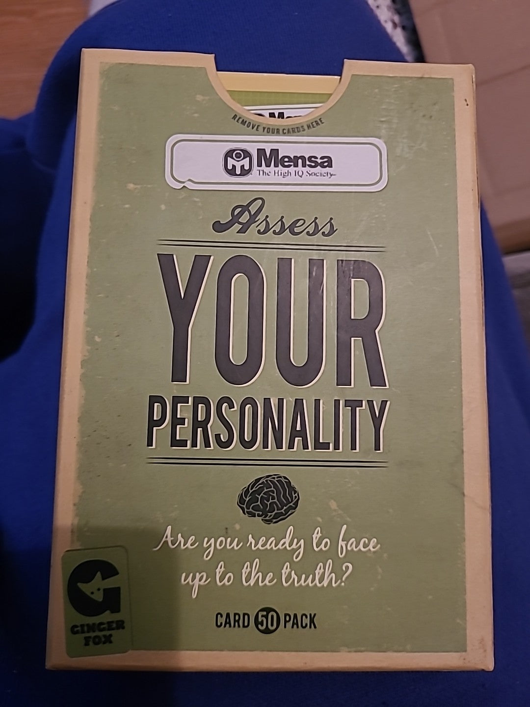 Mensa - Assess Your Personality Card Game - Great Condition