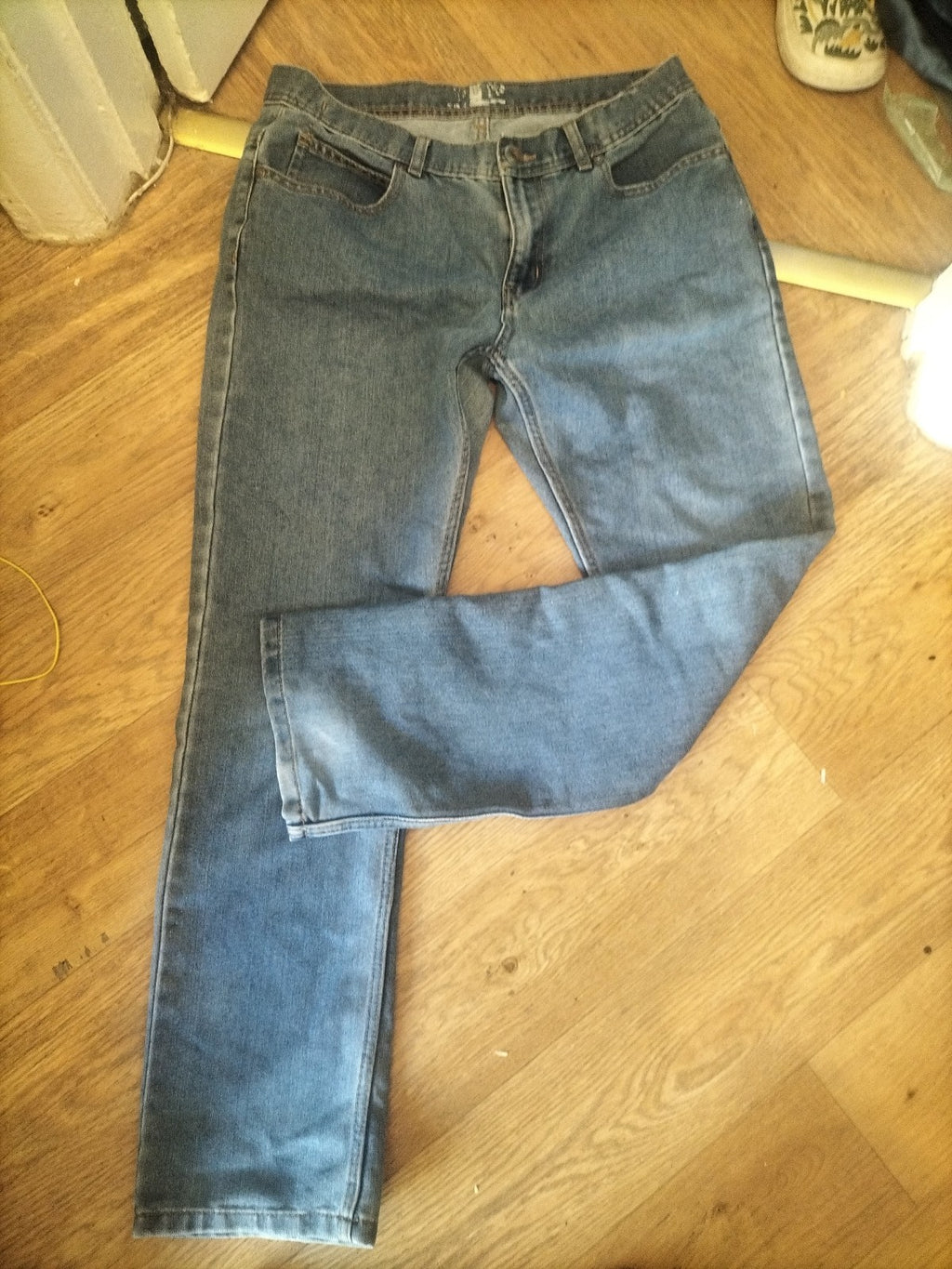 Mens Denim&Co 36/32 Straight Leg Jeans