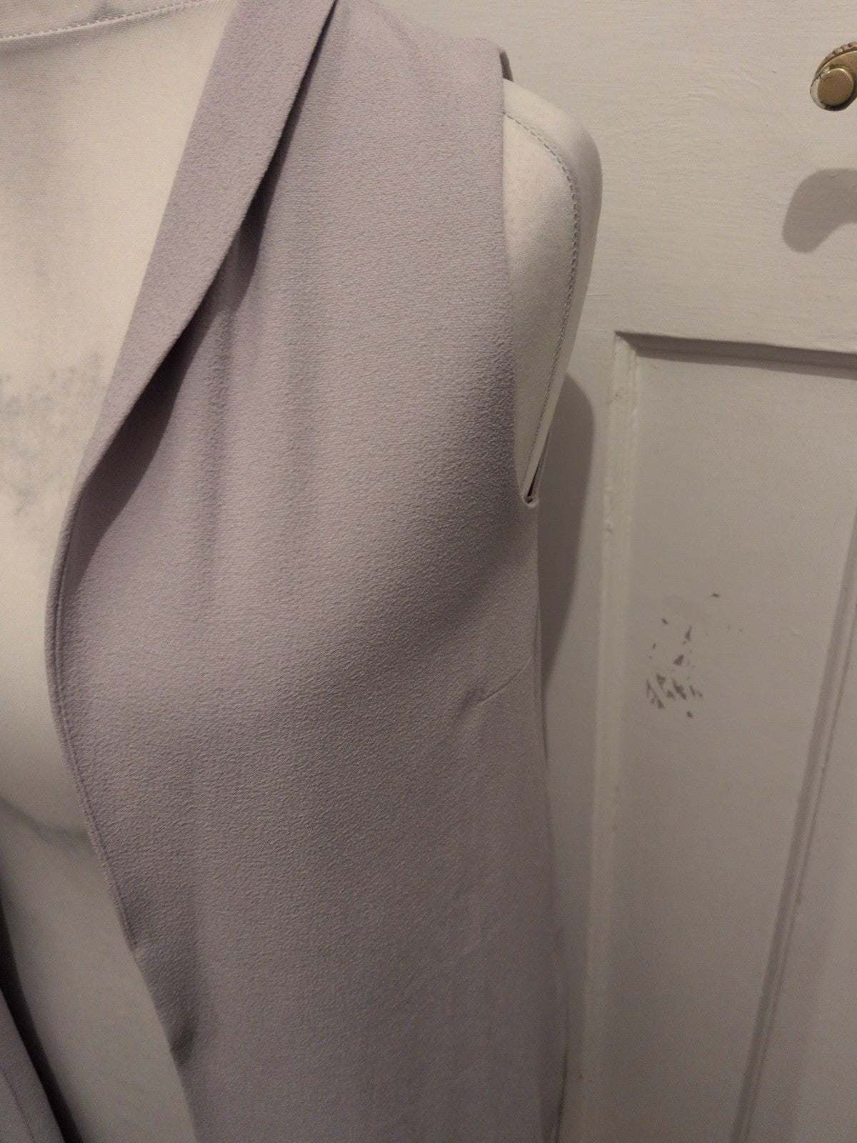 Select 12 Collared Grey Sleeveless Top