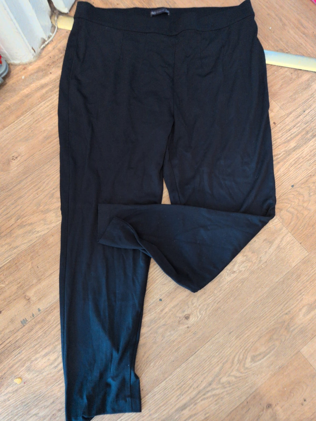 M&S Collection 20 Long Dark Navy Straight leg Leggings