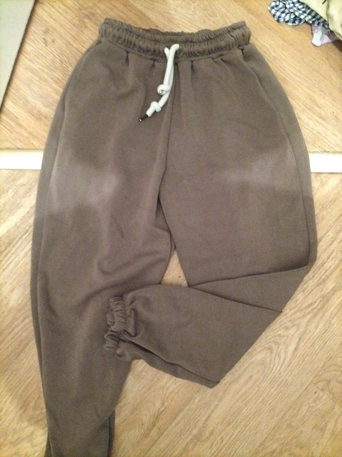 Arzana Small Dark Khaki Elasticated Joggers