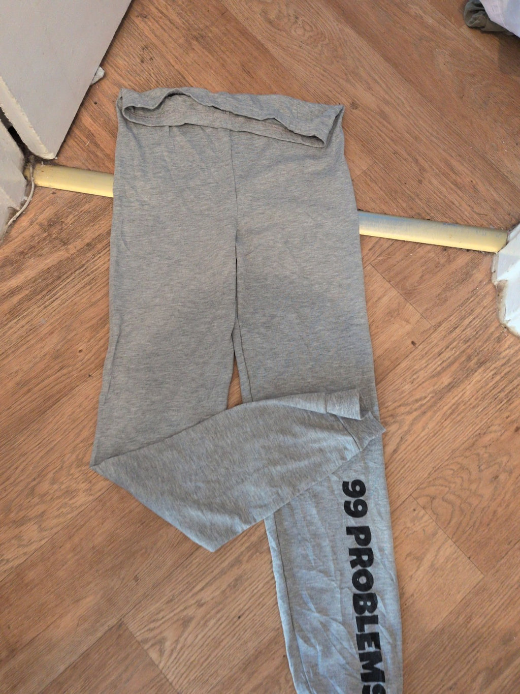 13-14 Years Grey Elasticated Leggings