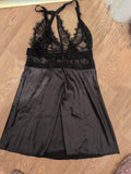 Ann Summers Small Black Sleeveless Night Dress