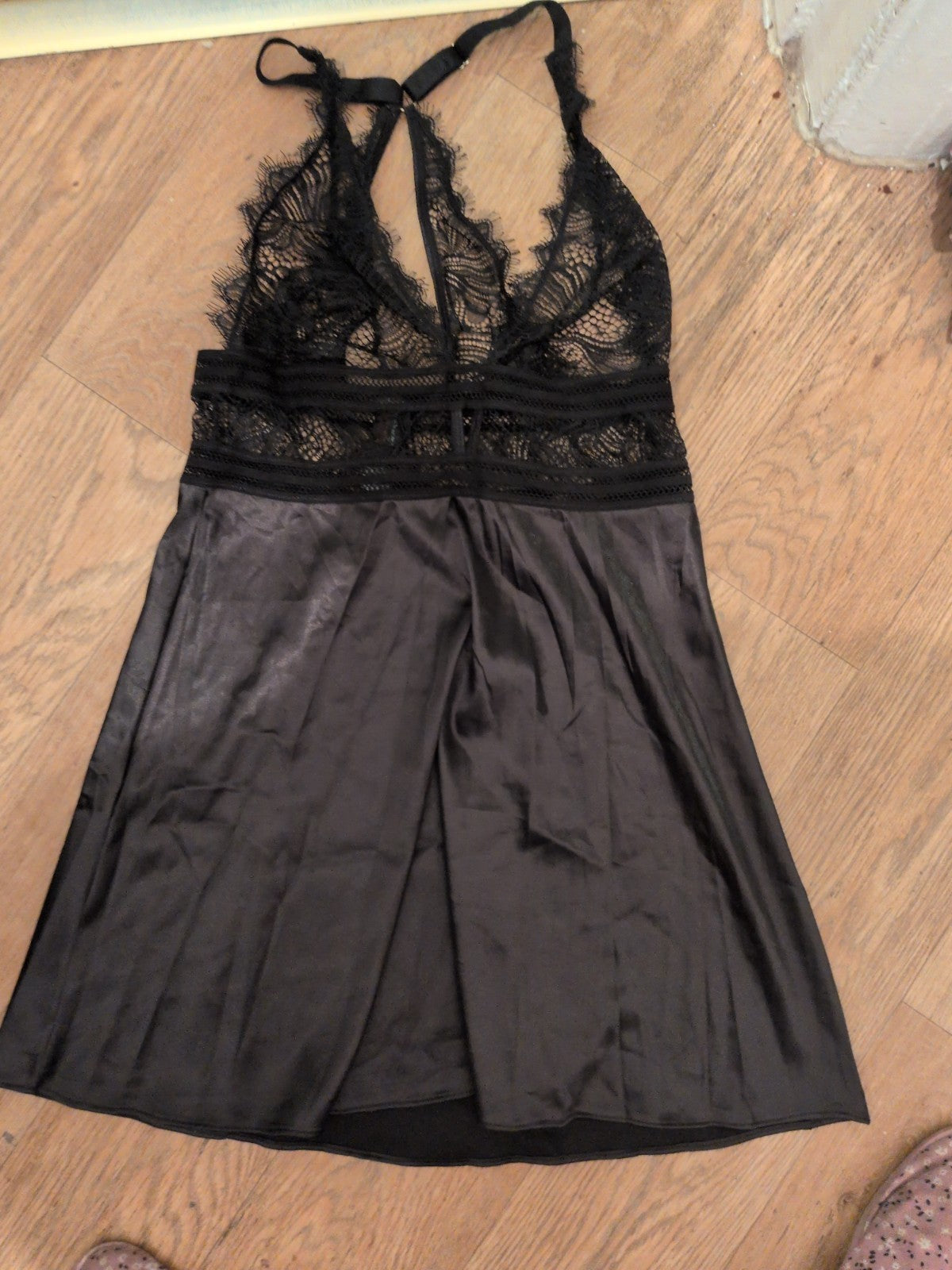 Ann Summers Small Black Sleeveless Night Dress