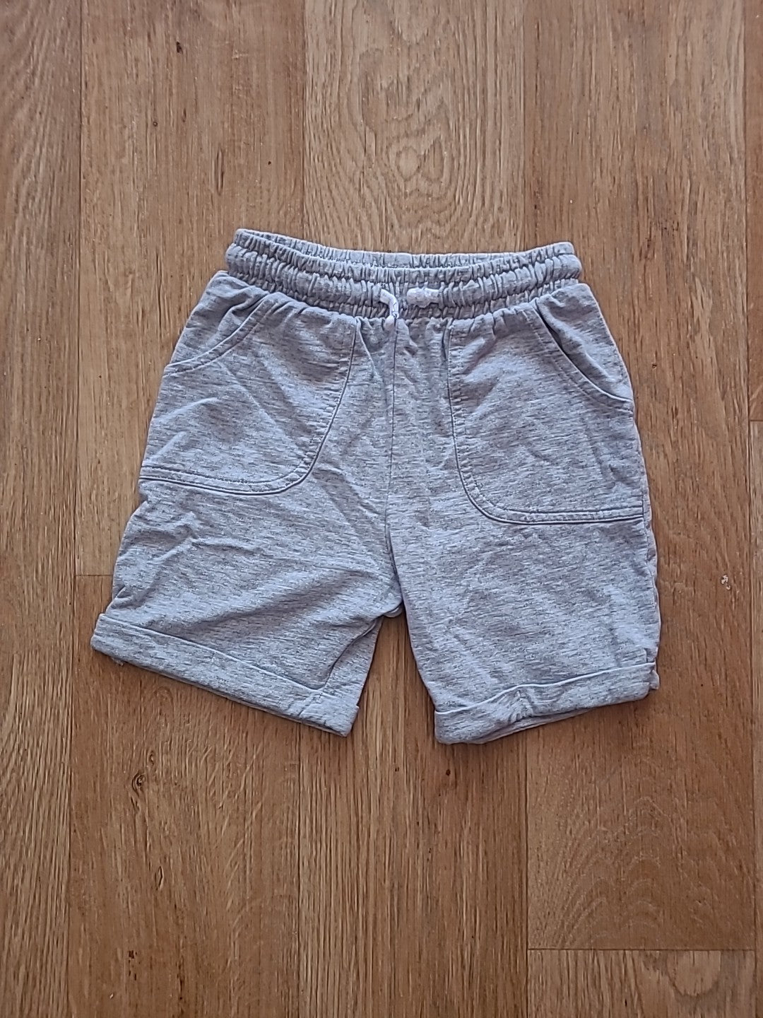 Boys Matalan 4-5 Years Grey Elasticated Sweat Shorts