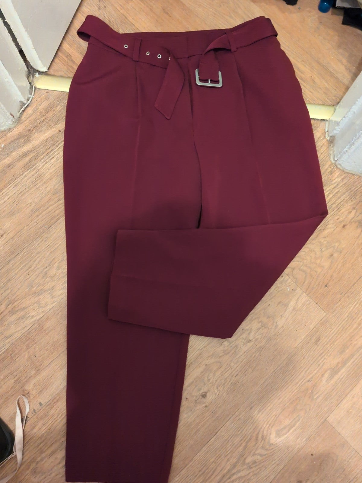 George 18 Purple Straight Leg Trousers