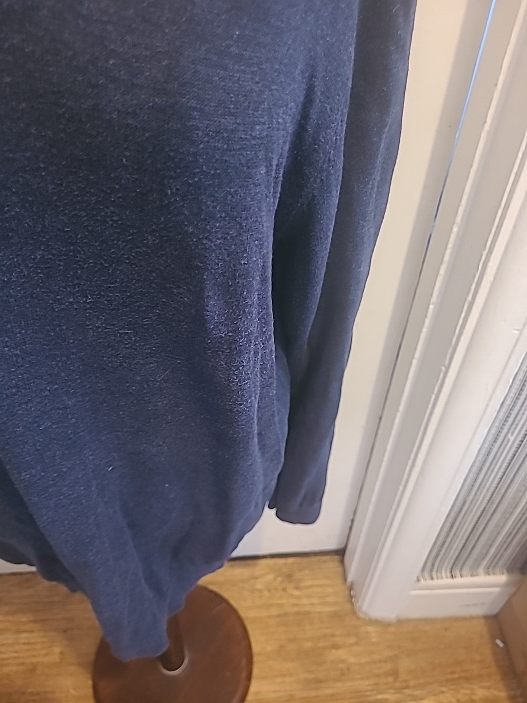 Mens TU size Large Navy Pure Cotton Long Sleeved Pullover Jumper