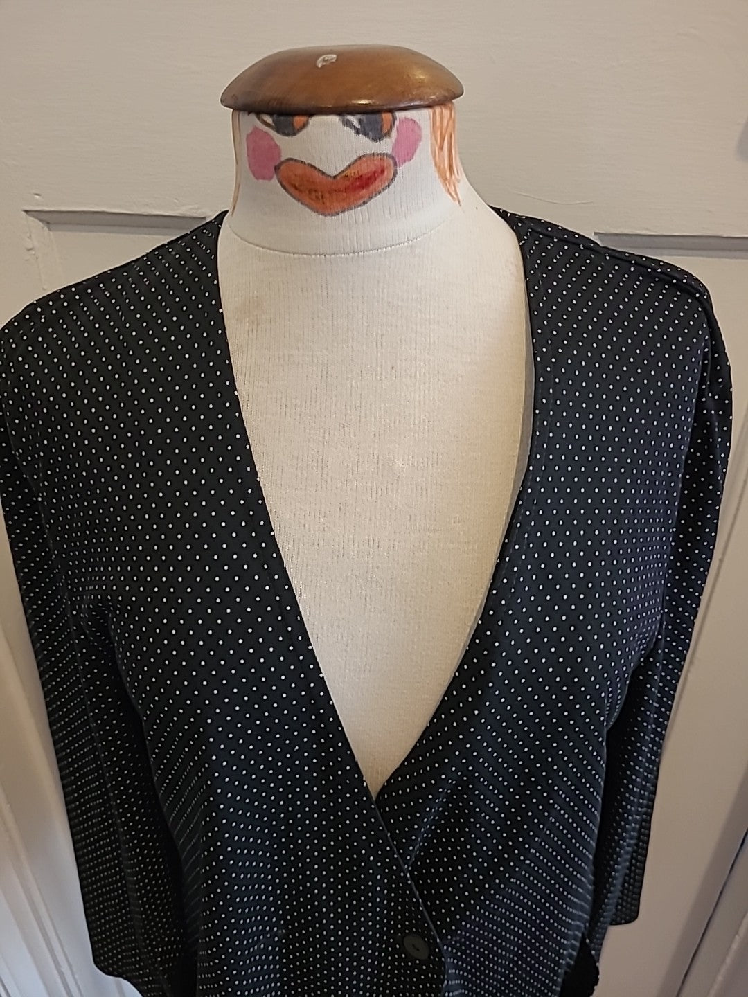 Ladies Woolworths Size 14 Polkadot Cardigan/Blazer