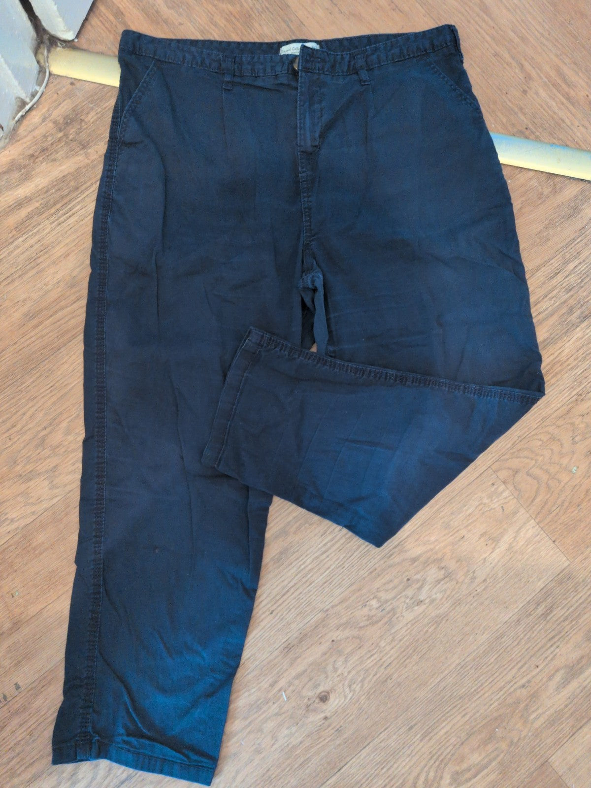Ladies F&F Size 14R Dark Navy Trousers