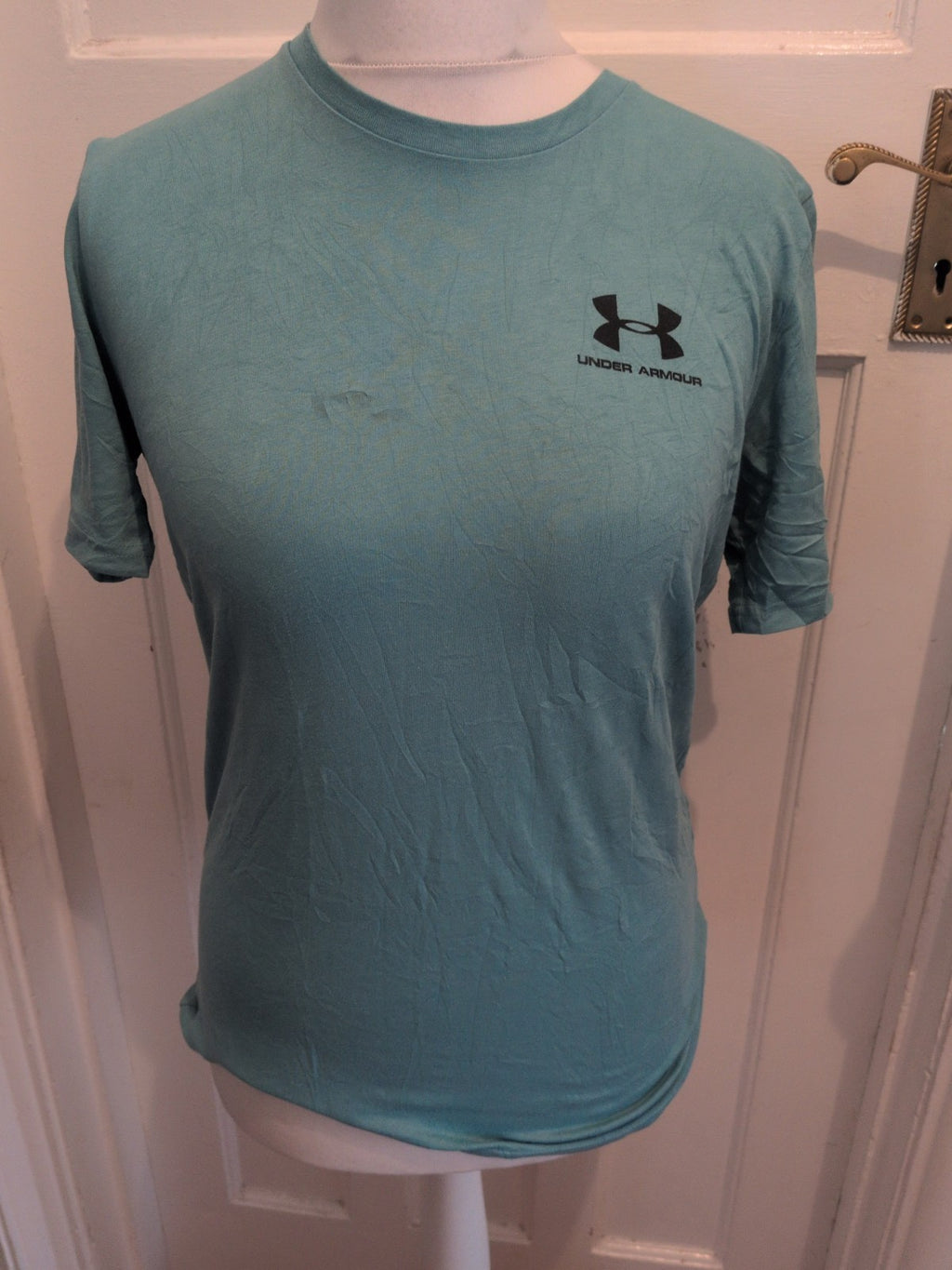 Under Armour Small Turquoise Loose Fit Short Sleeve T-shirt