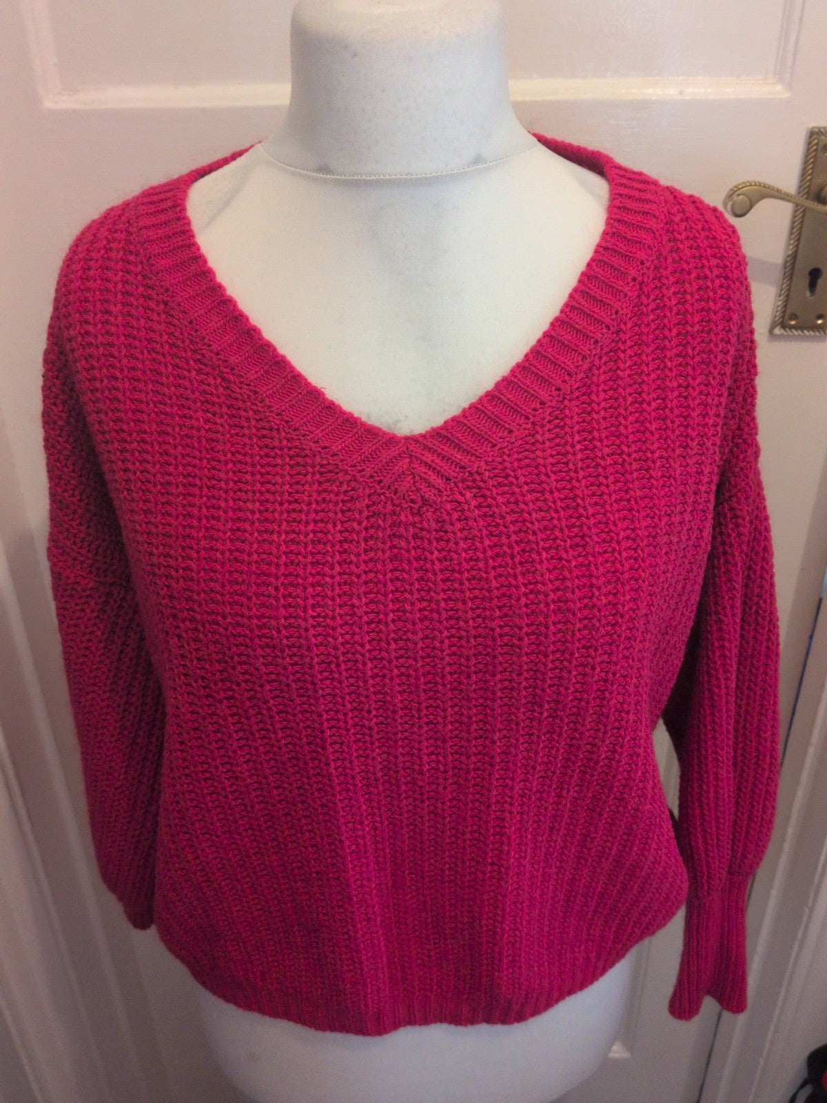 Luca Vanucci Large Cerise Knit Jumper