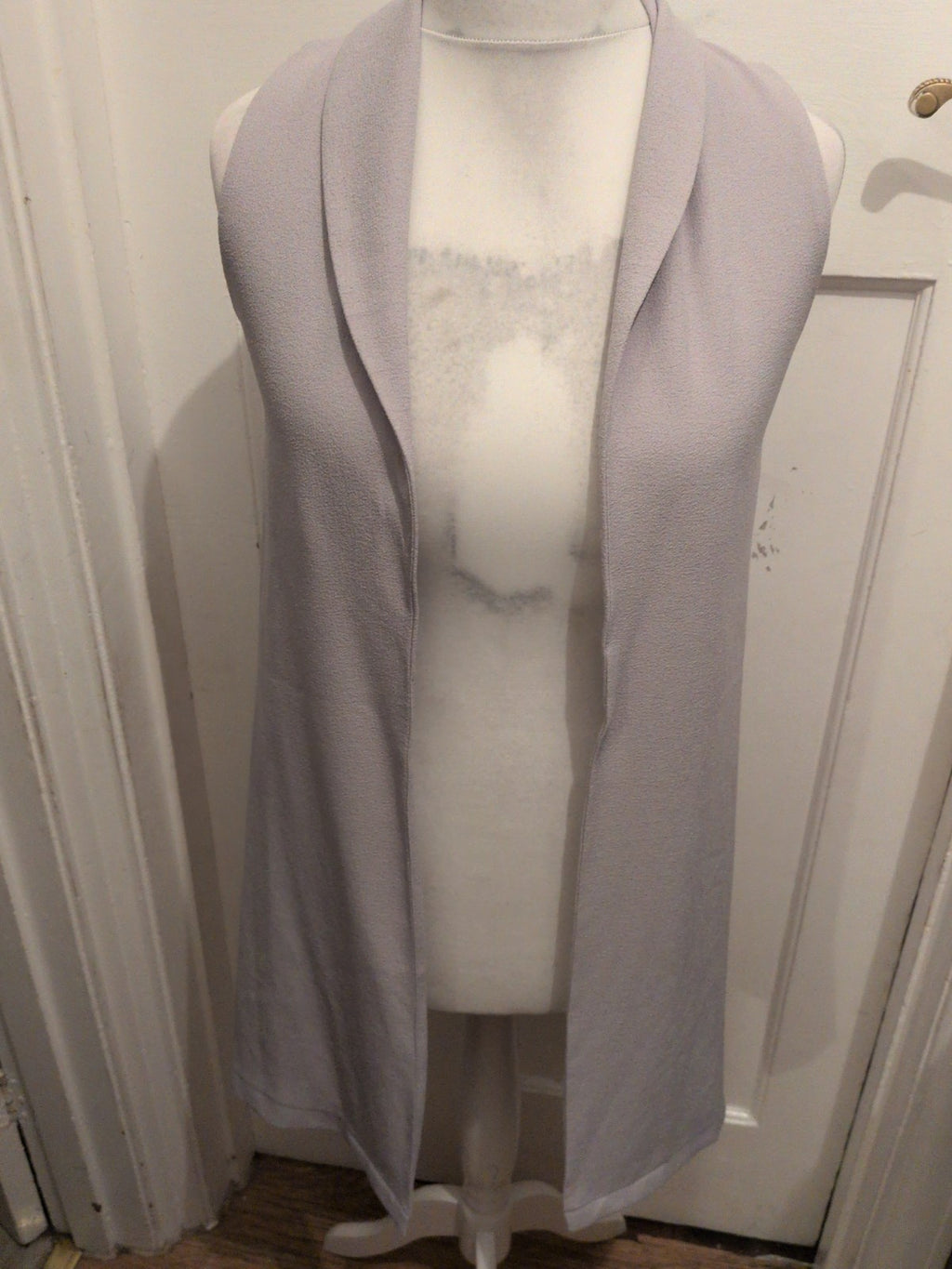 Select 12 Collared Grey Sleeveless Top