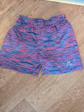 152cm Purple Red Flecked Elasticated Shorts